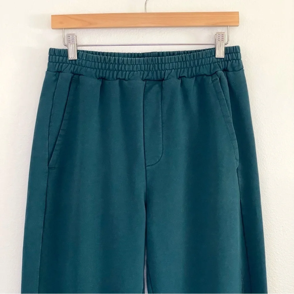 Helmut Lang Slim Logo Jogger Pant Drawstring Sweatpants Neptune Teal Small